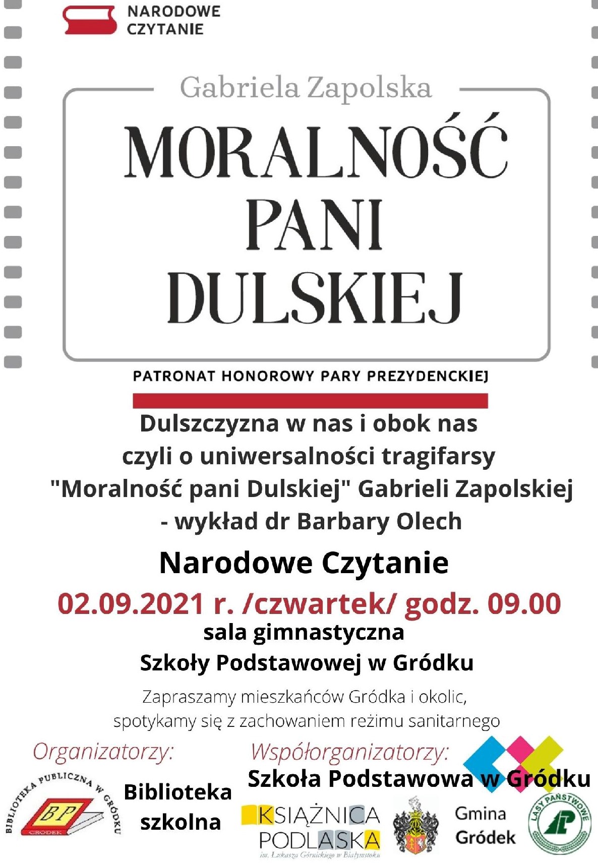 Dulszczyzna w nas i obok nas czyli o uniwersalności tragifarsy Moralność pani Dulskiej Gabrieli Zapolskiej wykład dr Barbary Olech 3