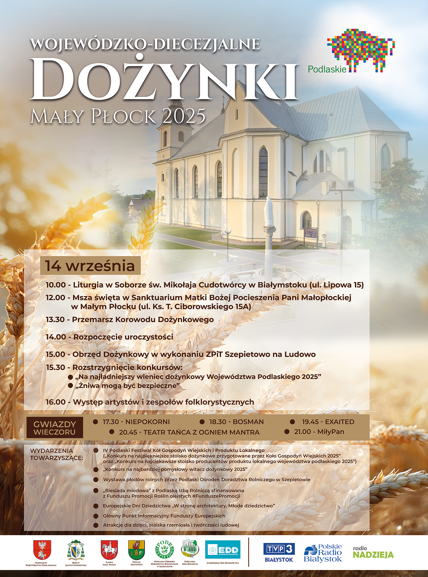 Plakat Dozynki Maly Plock 20252