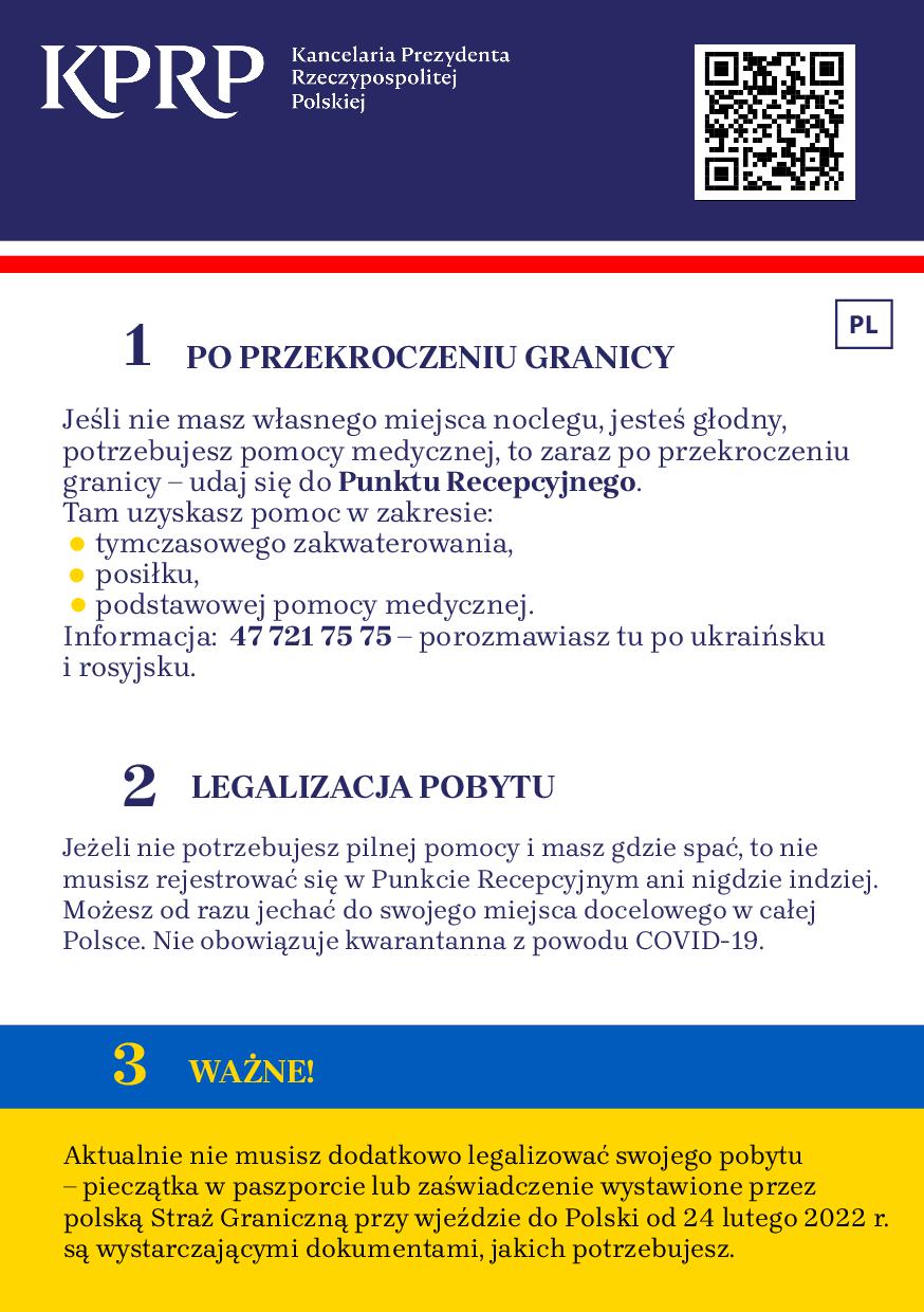 Ulotka informacyjna PL1