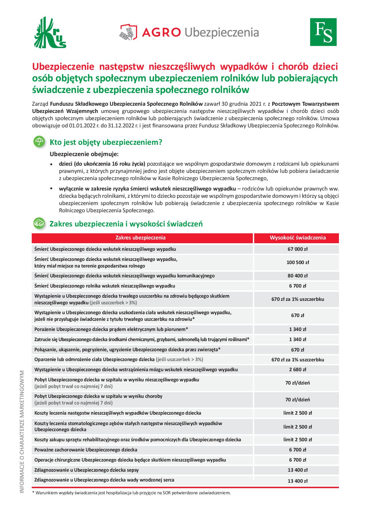 NNW dzieci rolnikow ulotka 20221