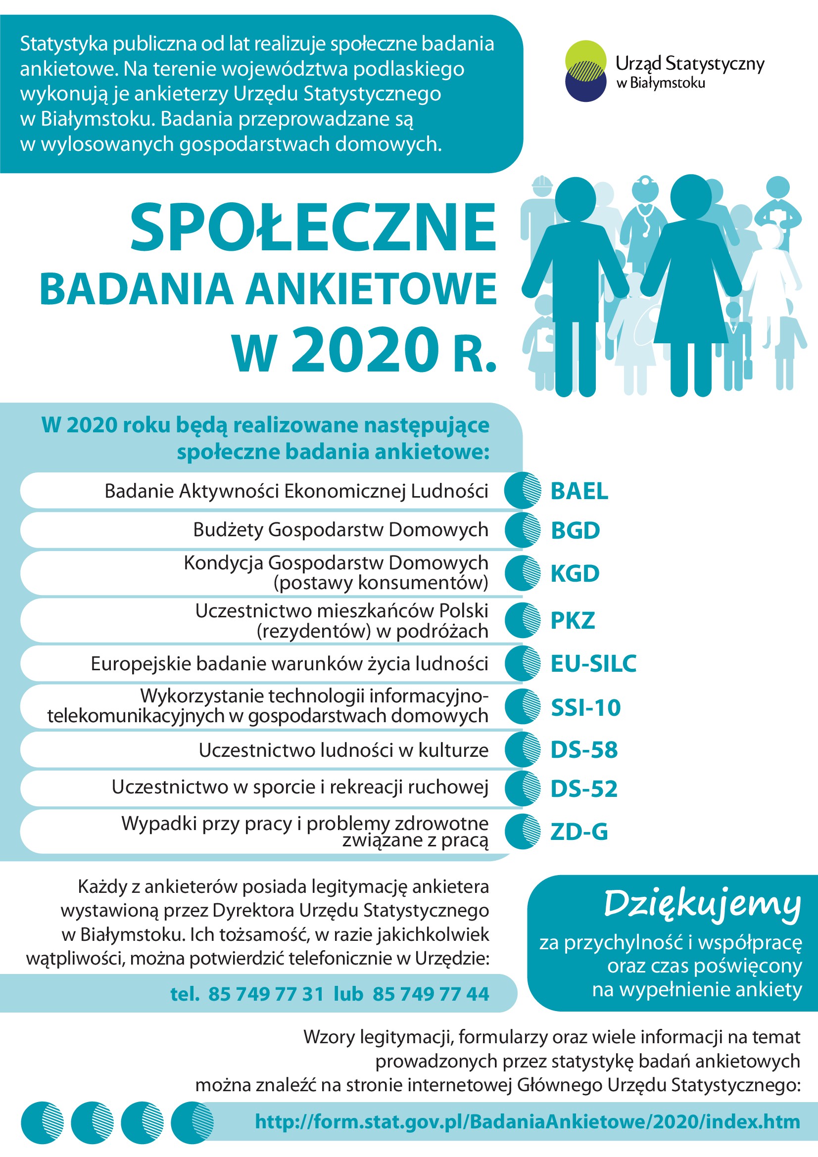 plakat badania spoleczne 2020