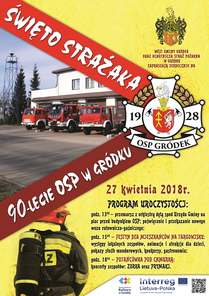 plakat swieto strazaka 18