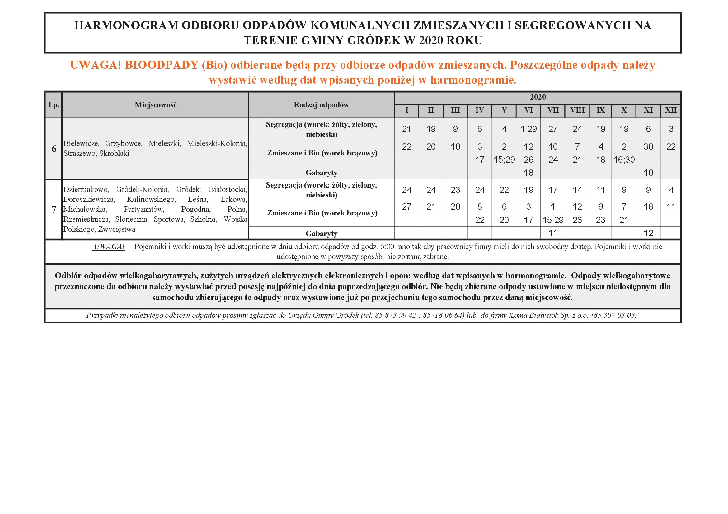 HARMONOGRAM Gródek 2020 str.2