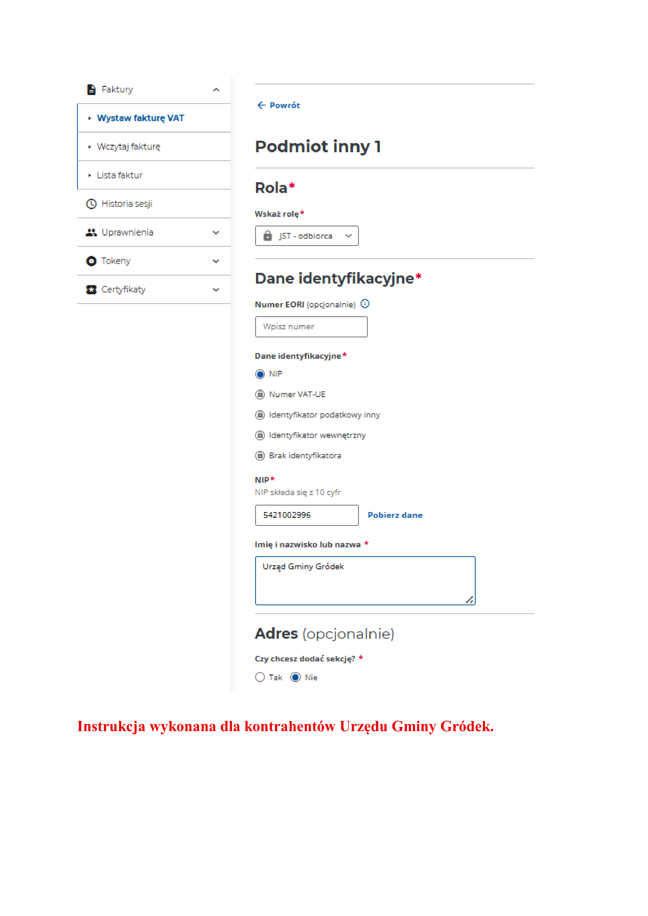 informacja dla kontrahentów 0003