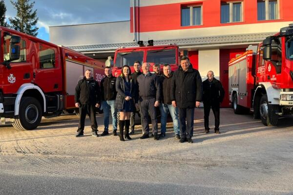 Spotkanie partnerskie z przedstawicielami Straży Pożarnej w Raseiniai z Litwy